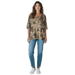 Hopley Women's Tie-Dye Oversized Tee Multicolor Size M